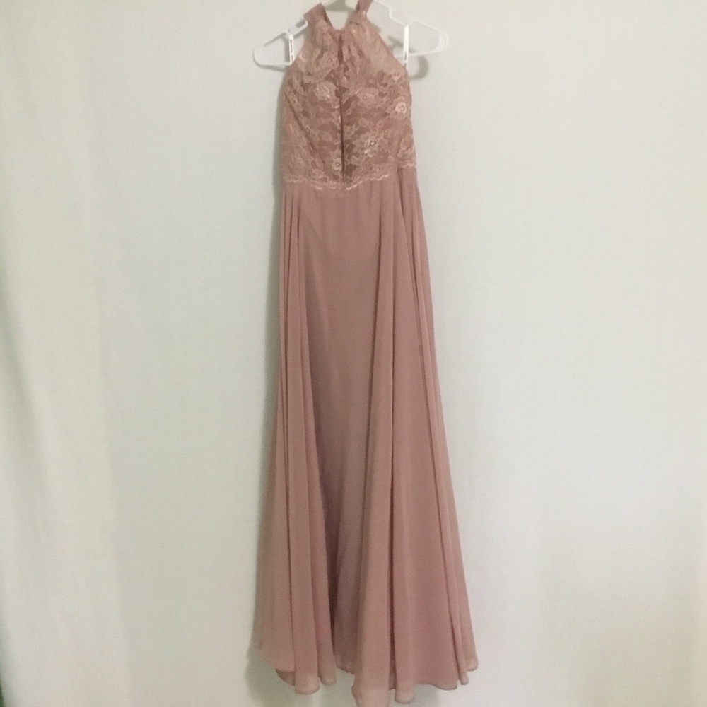Vnaix Dusty Rose Pink Sleeveless Formal Wedding or Prom Dress Women’s Si…